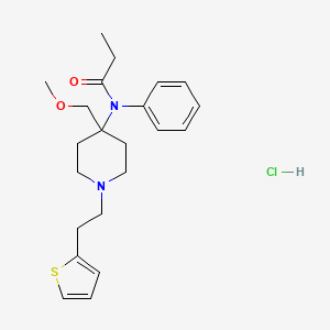 molecular formula C21H33ClN6O3 B1681175 Alfentanil hydrochloride CAS No. 69049-06-5