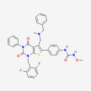 molecular formula C36H31F2N5O4S B1681177 Sufugolix CAS No. 308831-61-0