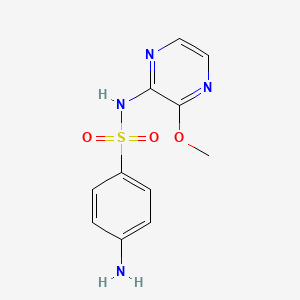 molecular formula C11H12N4O3S B1681184 Sulfalene CAS No. 152-47-6