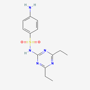 molecular formula C13H17N5O2S B1681186 Sulfasymazine CAS No. 1984-94-7