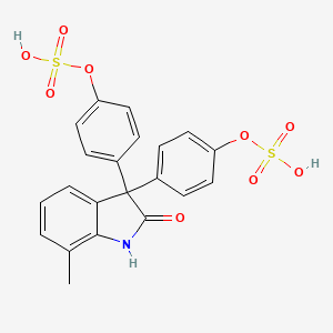 molecular formula C21H17NO9S2 B1681192 Sulisatin CAS No. 54935-03-4