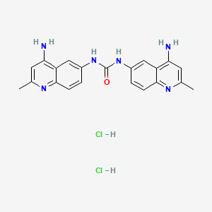 molecular formula C21H21ClN6O B1681195 Surfen hydrate CAS No. 5424-37-3
