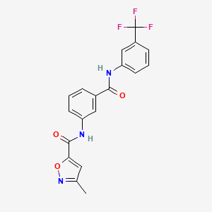 molecular formula C19H14F3N3O3 B1681201 T56-LIMKi 