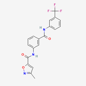 molecular formula C19H14F3N3O3 B1681201 T56-LIMKi CAS No. 924473-59-6