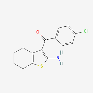 molecular formula C15H14ClNOS B1681202 Adenosine A1 receptor activator T62 CAS No. 40312-34-3