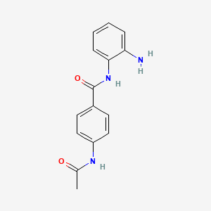 molecular formula C15H15N3O2 B1681204 Acetyldinaline CAS No. 112522-64-2