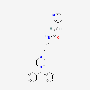 molecular formula C30H36N4O B1681206 Tagorizine CAS No. 118420-47-6