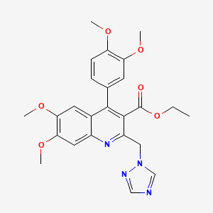 molecular formula C25H26N4O6 B1681210 Tak-603 CAS No. 158146-85-1