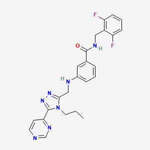 molecular formula C24H23F2N7O B1681212 Takeda103A 