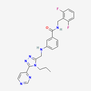 molecular formula C24H23F2N7O B1681212 Takeda103A CAS No. 865609-72-9