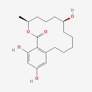 molecular formula C18H26O5 B1681218 Taleranol CAS No. 42422-68-4