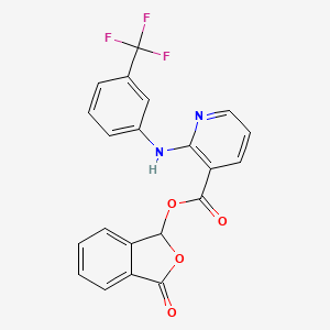 molecular formula C21H13F3N2O4 B1681222 Talniflumate CAS No. 66898-62-2