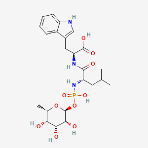 molecular formula C23H34N3O10P B1681223 Talopeptin CAS No. 84235-60-9