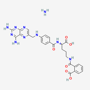 molecular formula C27H30N10O6 B1681226 Talotrexin Ammonium CAS No. 648420-92-2