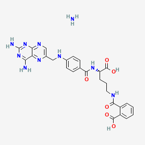 molecular formula C28H34N10O6 B1681226 Talotrexin ammonium CAS No. 648420-92-2