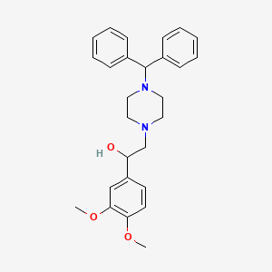 molecular formula C27H32N2O3 B1681233 Tamolarizine CAS No. 128229-52-7