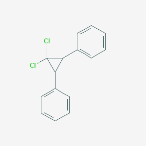 molecular formula C15H12Cl2 B1681234 1,1-Dichloro-2,3-diphenylcyclopropane CAS No. 59130-21-1