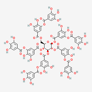 molecular formula C76H52O46 B1681237 Tannic Acid CAS No. 1401-55-4