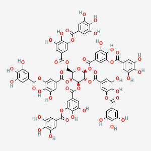 molecular formula C76H52O46 B1681237 Tannic acid CAS No. 1401-55-4