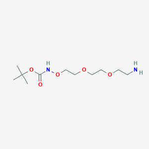B1681244 t-Boc-Aminooxy-PEG2-amine CAS No. 252378-69-1