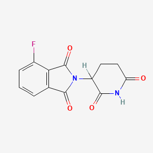 molecular formula C13H9FN2O4 B1681247 N-Me-Thalidomide 4-fluoride CAS No. 835616-60-9