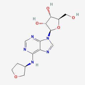 molecular formula C14H19N5O5 B1681251 Tecadenoson CAS No. 204512-90-3
