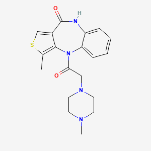 molecular formula C19H23N4O2S B1681252 Telenzepine CAS No. 80880-90-6