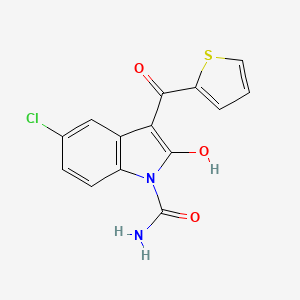 molecular formula C14H9ClN2O3S B1681256 Tenidap CAS No. 120210-48-2