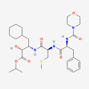 molecular formula C31H48N4O7S B1681263 Terlakiren CAS No. 119625-78-4