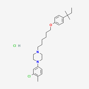 molecular formula C28H42Cl2N2O B1681265 Teroxalene Hydrochloride CAS No. 3845-22-5