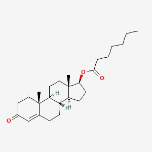 B1681274 Testosterone enanthate CAS No. 315-37-7