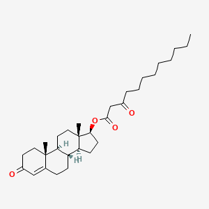 molecular formula C31H48O4 B1681275 Testosterone ketolaurate CAS No. 5874-98-6