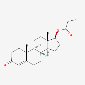 B1681276 Testosterone propionate CAS No. 57-85-2