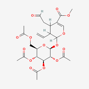 molecular formula C25H32O14 B1681280 Tetraacetylsecologanin CAS No. 27856-66-2