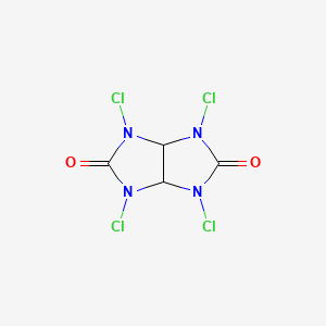 molecular formula C4H2Cl4N4O2 B1681282 1,3,4,6-四氯糖环尿素 CAS No. 776-19-2