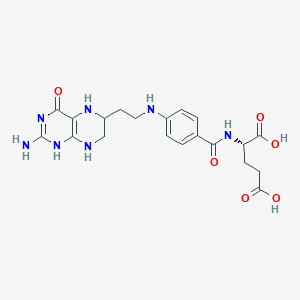 molecular formula C20H25N7O6 B1681283 Tetrahydrohomofolic acid CAS No. 5786-82-3