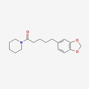 molecular formula C17H23NO3 B1681285 Tetrahydropiperine CAS No. 23434-88-0