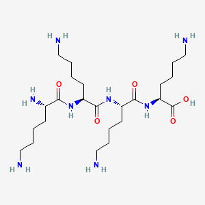 molecular formula C24H50N8O5 B1681290 Tetralysine CAS No. 997-20-6