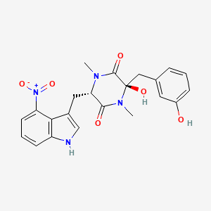 molecular formula C22H22N4O6 B1681295 Thaxtomin A CAS No. 122380-18-1