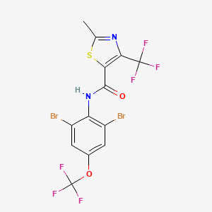 molecular formula C13H6Br2F6N2O2S B1681302 Thifluzamide CAS No. 130000-40-7