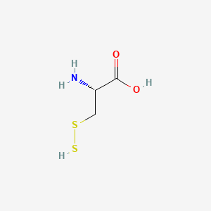 molecular formula C3H7NO2S2 B1681304 硫半胱氨酸 CAS No. 5652-32-4