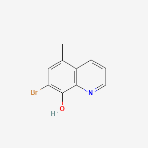 molecular formula C10H8BrNO B1681315 Tilbroquinol CAS No. 7175-09-9