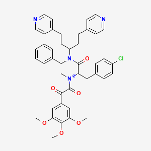 molecular formula C43H45ClN4O6 B1681317 Timcodar CAS No. 179033-51-3