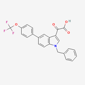 molecular formula C24H16F3NO4 B1681322 Tiplaxtinin CAS No. 393105-53-8