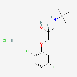 molecular formula C13H20Cl3NO2 B1681331 Cloranolol hydrochloride CAS No. 54247-25-5