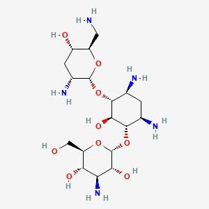 molecular formula C18H37N5O9 B1681333 Tobramycin CAS No. 32986-56-4