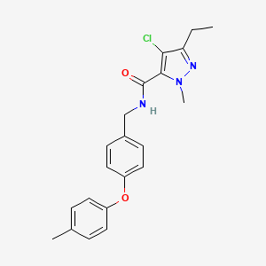 molecular formula C21H22ClN3O2 B1681338 Tolfenpyrad CAS No. 129558-76-5