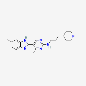 molecular formula C23H32N6 B1681344 Toreforant CAS No. 952494-46-1
