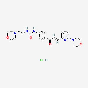 molecular formula C25H31N5O4 B1681365 TRC051384 hydrochloride CAS No. 1333327-56-2