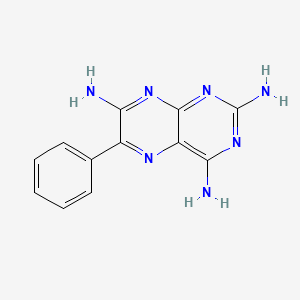molecular formula C12H11N7 B1681372 氨苯蝶啶 CAS No. 396-01-0